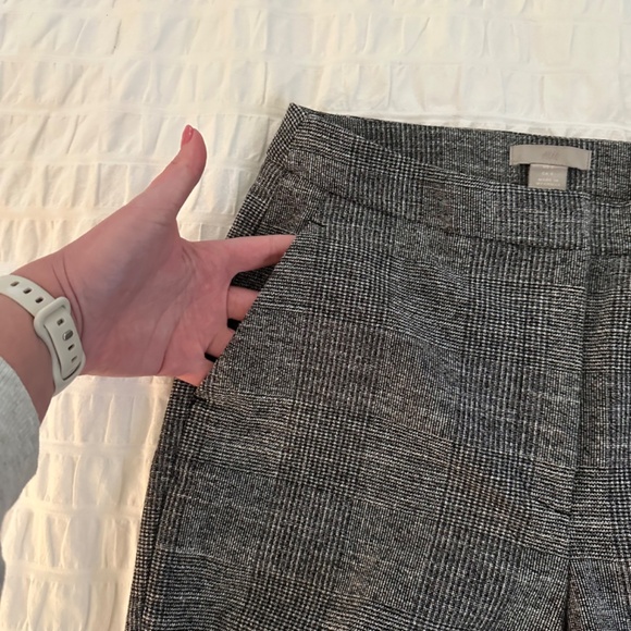 NWOT H&M glen check plaid ankle pants - Picture 7 of 8